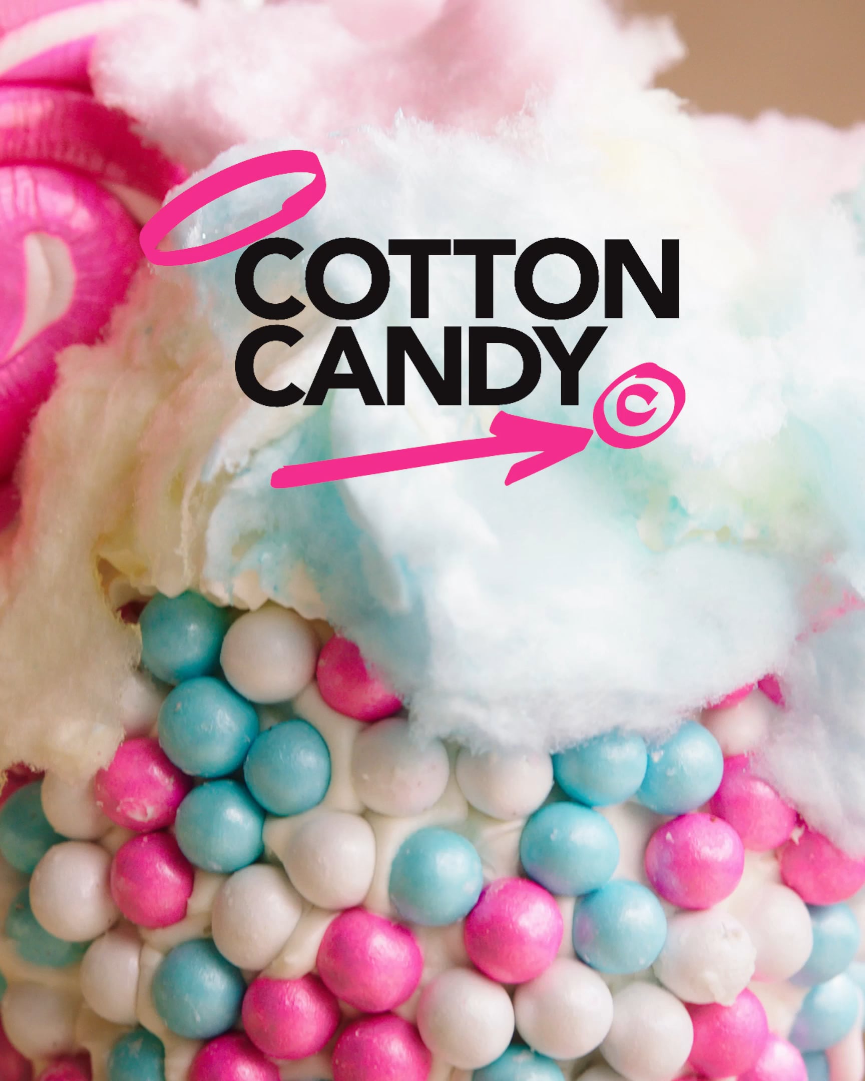 Black Tap Cotton Candy Shake