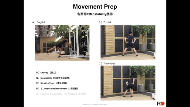 Integrated Movement Approach②Movement Prep