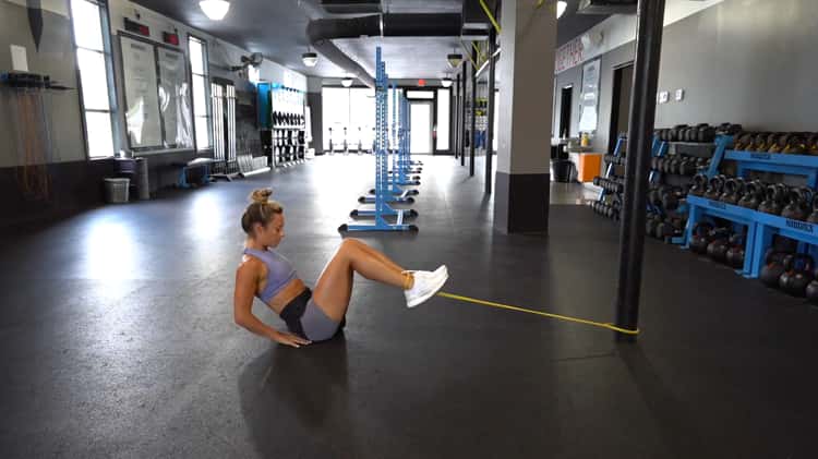 Resistance Band Crunches