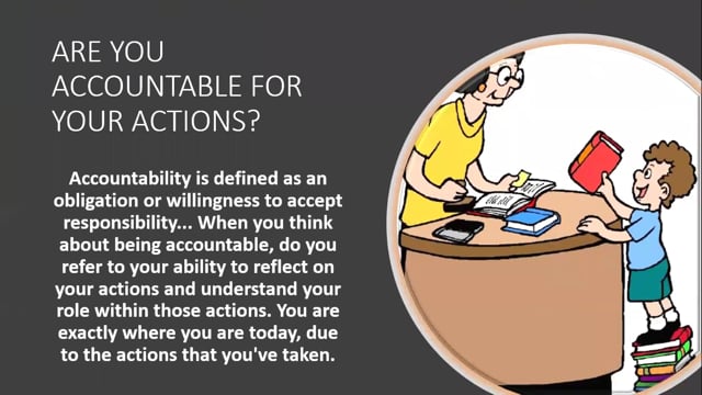 Positive Behavior -  Accountable