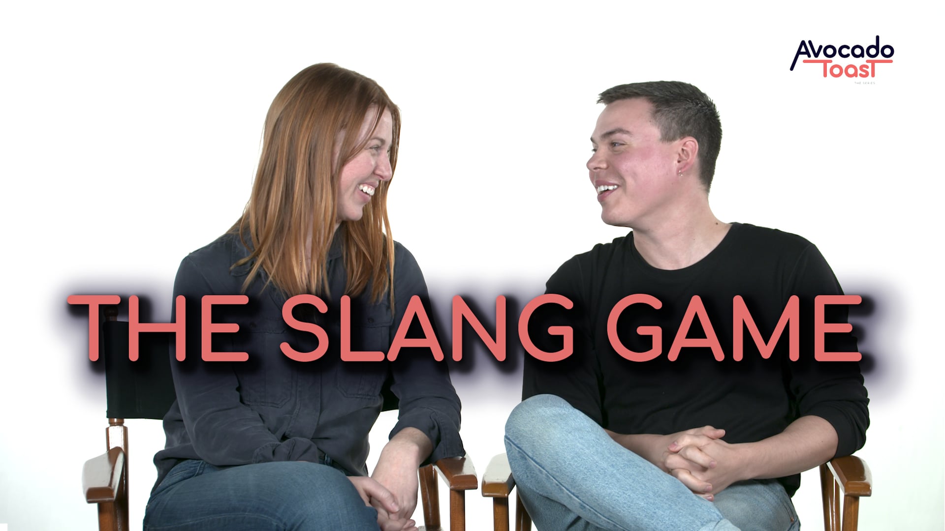 Perrie Voss and Wayne Burns from Avocado Toast play the Slang Game