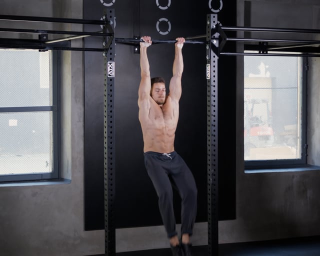 Hanging Knee Raises - Straight Arm