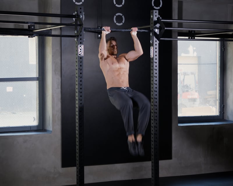 Hanging Knee Raises - Bent Arm