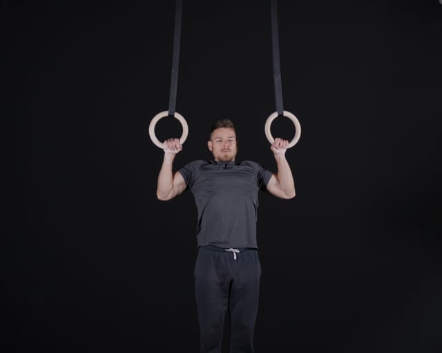 Pull Up Hold - Wide - Rings