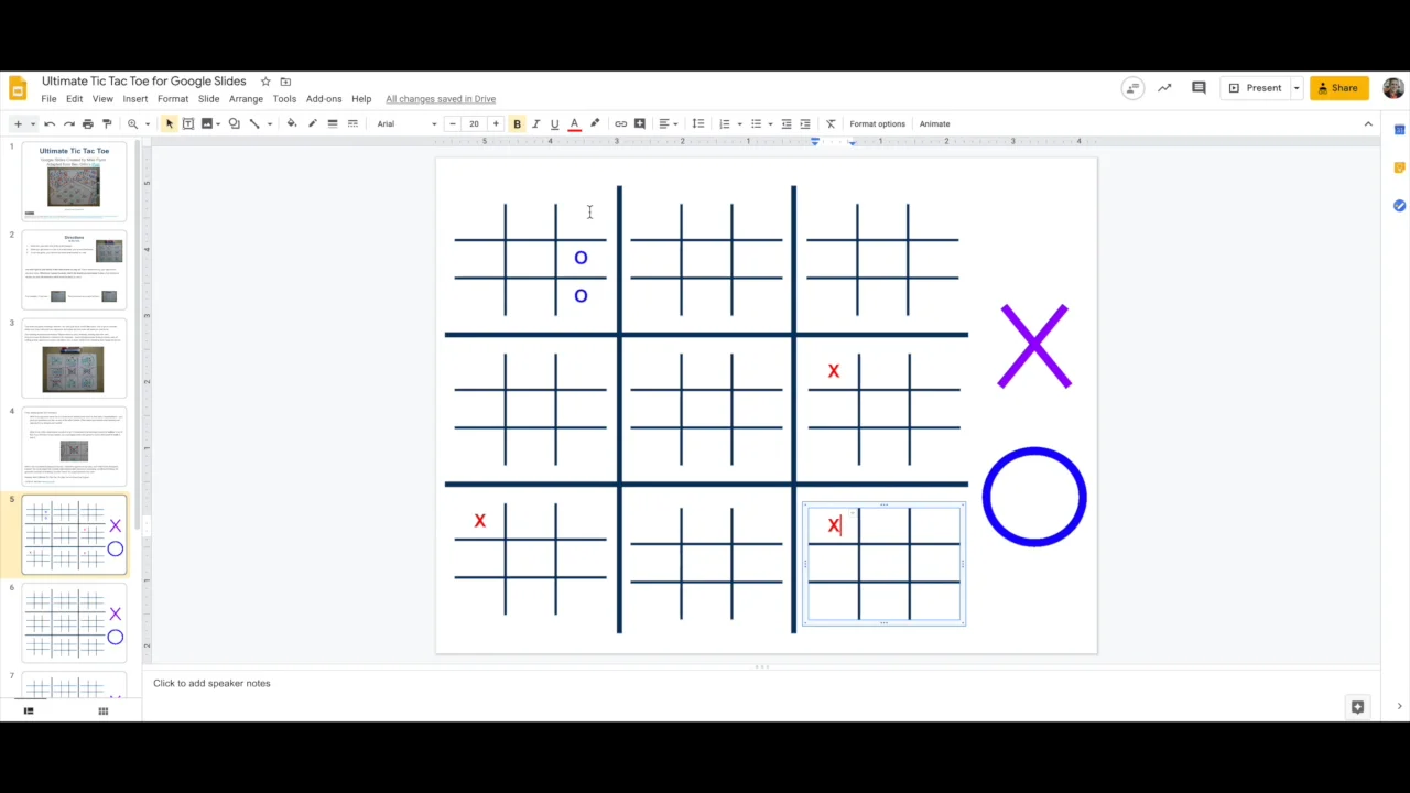 Ultimate Tic Tac Toe Winning Strategy 