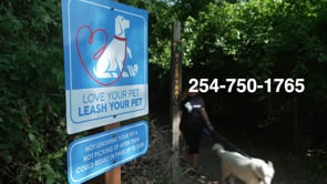 New Leash Pet Signs