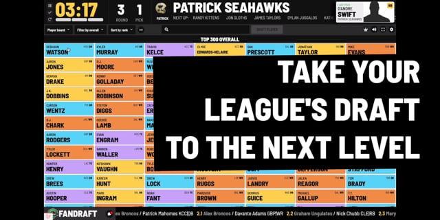 Online Fantasy Draft Board