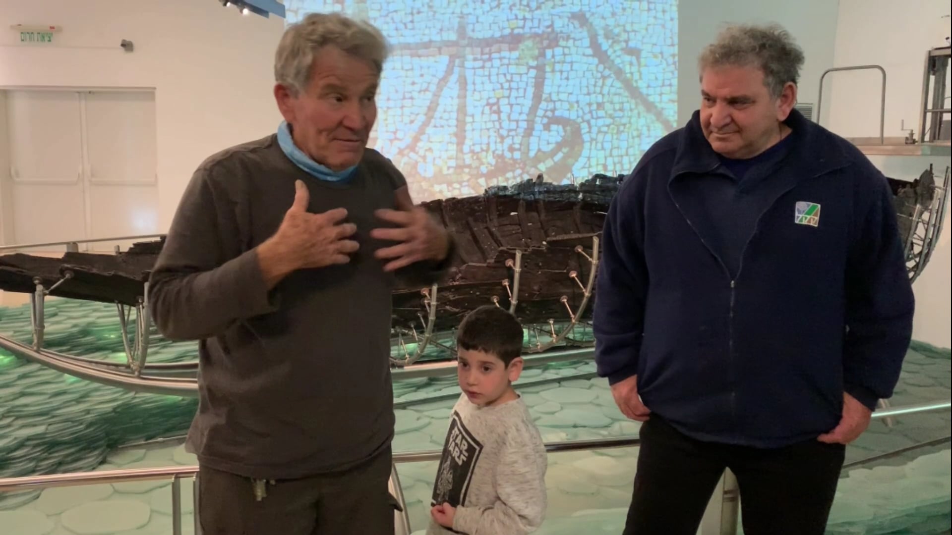 Yuval, along with his brother, tells of the finding of the Ancient Boat (John 6:21)