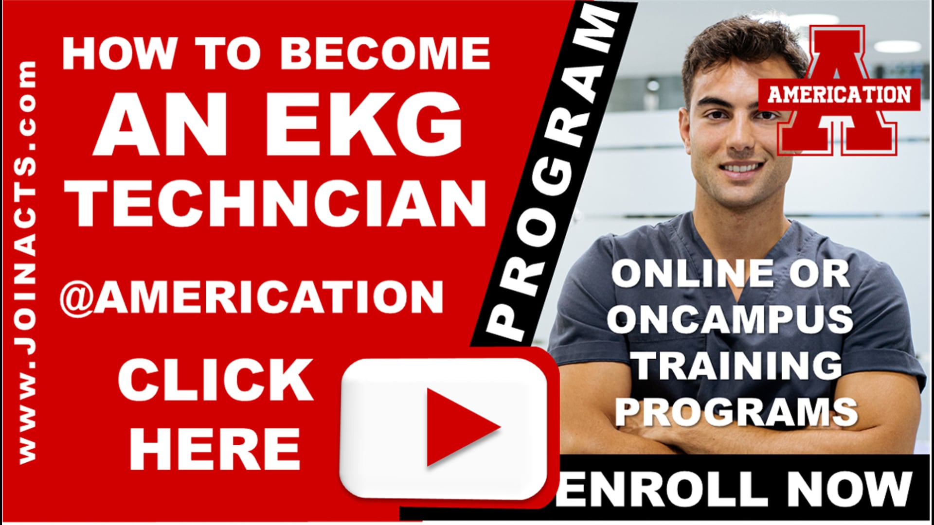 EKG Technician Training Program: Americation Career and Training School (Oncampus and Online EKG School)