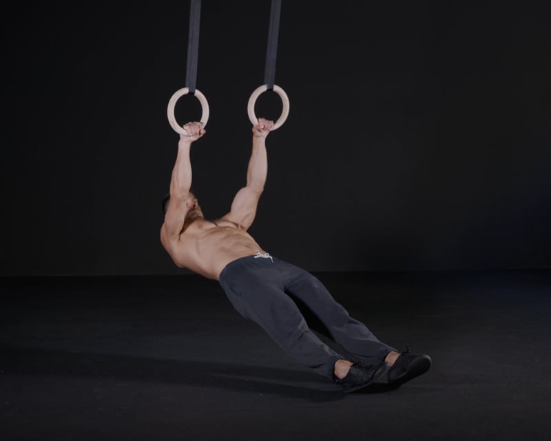 Australian Pull Ups - Rings