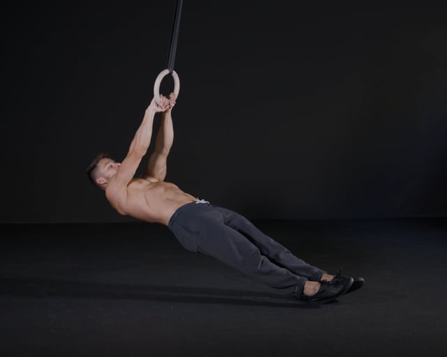 Australian Pull Ups - One Ring