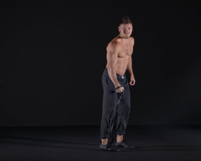 Single Arm Bent Over Rows - Resistance Band