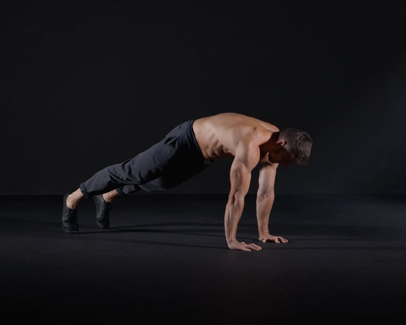 High Plank Hand Reach