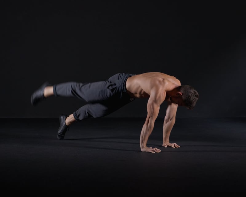 High Plank Leg Lifts