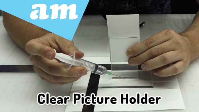 Maker Video: Transparent Picture Holder for Photos and Menus Made by Perspex Cut on TruCUT Laser Cutting Machine