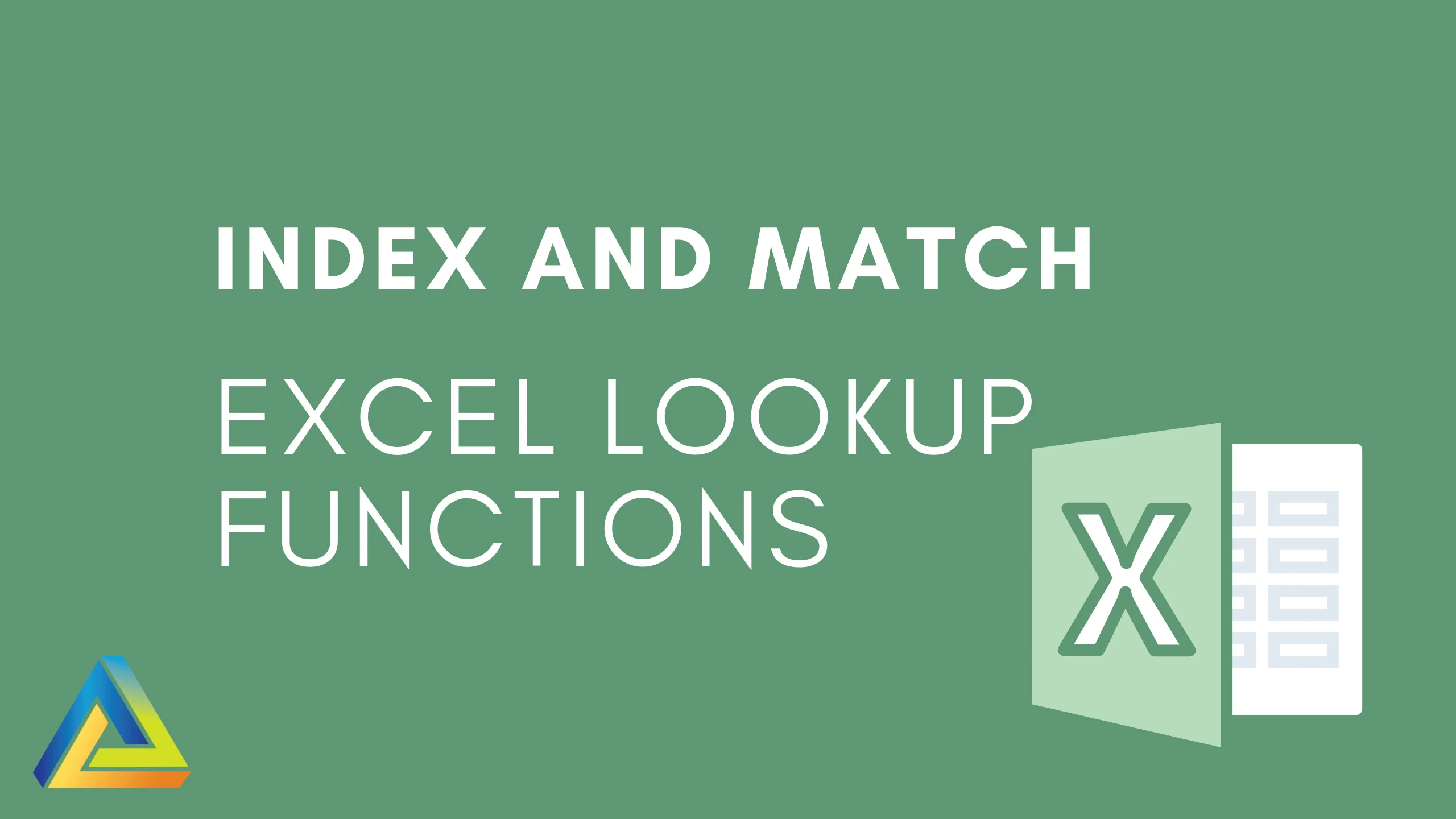 INDEX and MATCH Excel Look Up Function on Vimeo