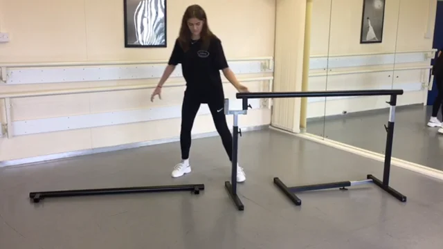 Double Rail Ballet Barre Instructions