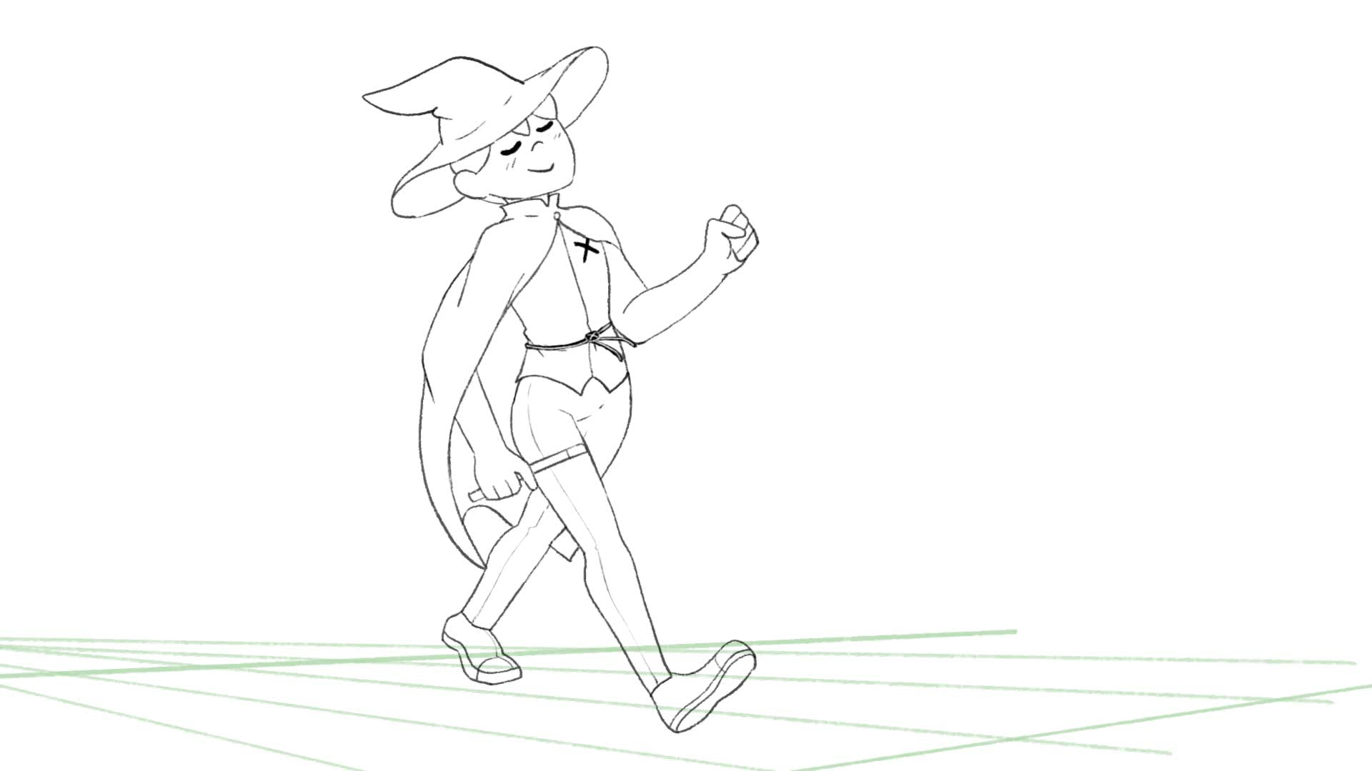 walk cycle animation