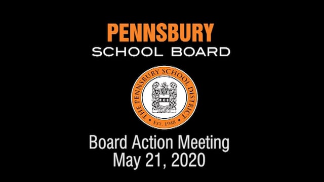 Pennsbury School Board Meeting for May 21, 2020