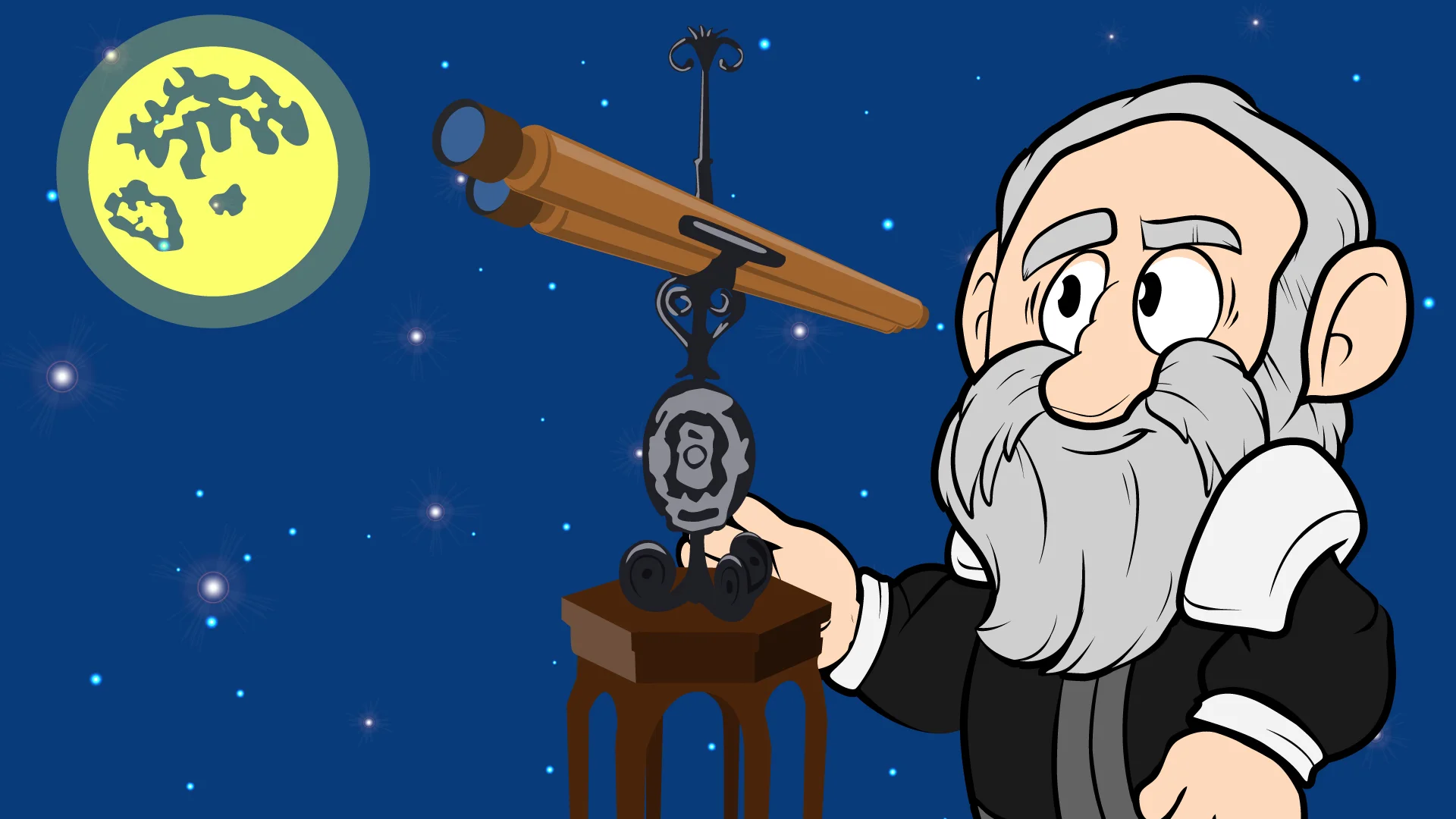 Galileo with hot sale telescope