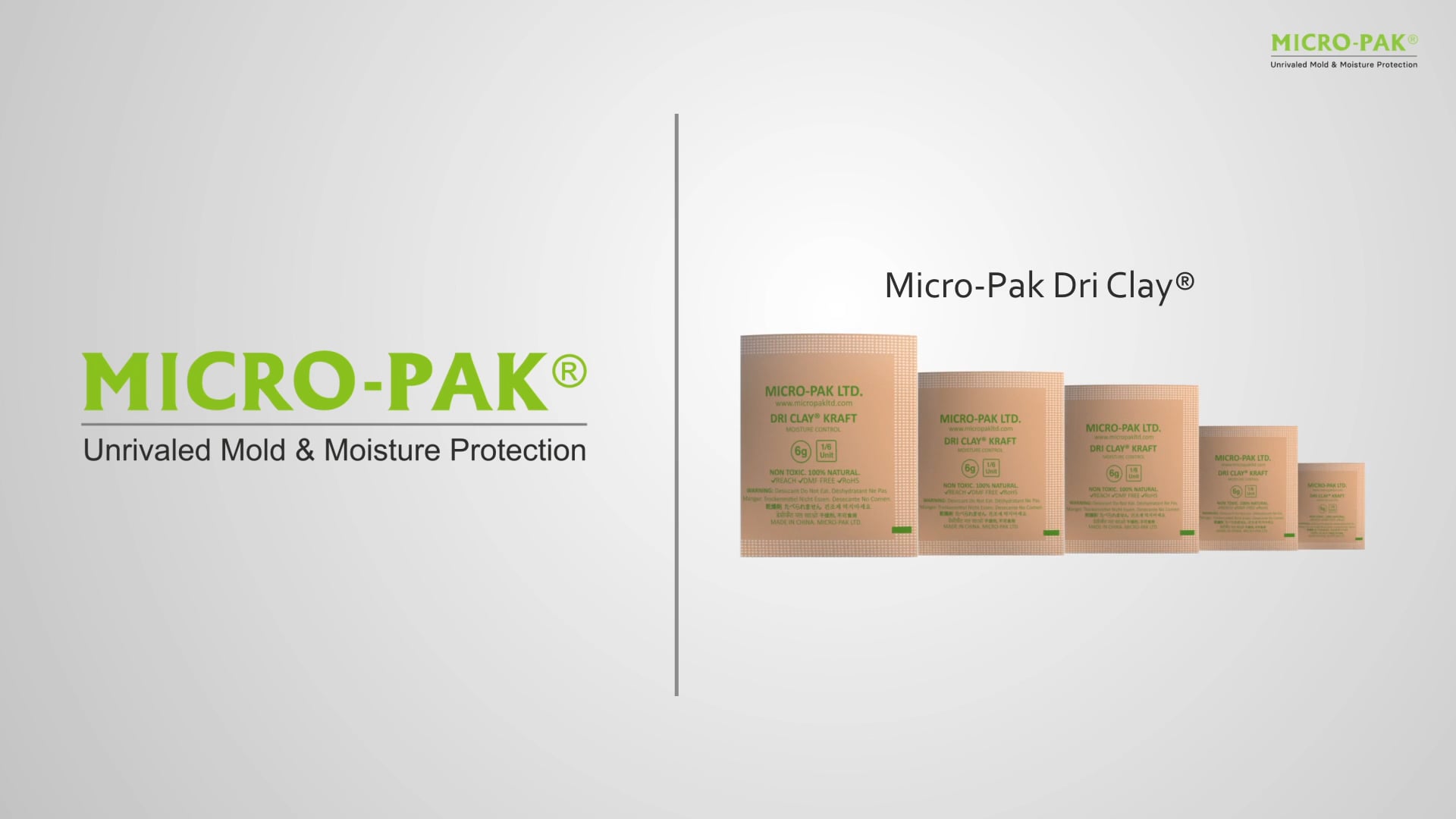 MicroPak Dri Clay Kraft on Vimeo