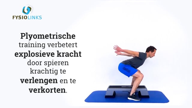 Chaise longue Ringlet gebroken Plyometrische training met step - Fysio oefening voor de knie