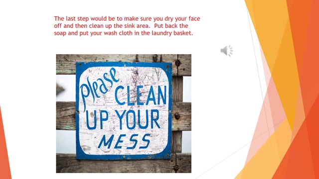 Remote Learning 13 - Wash Your Face