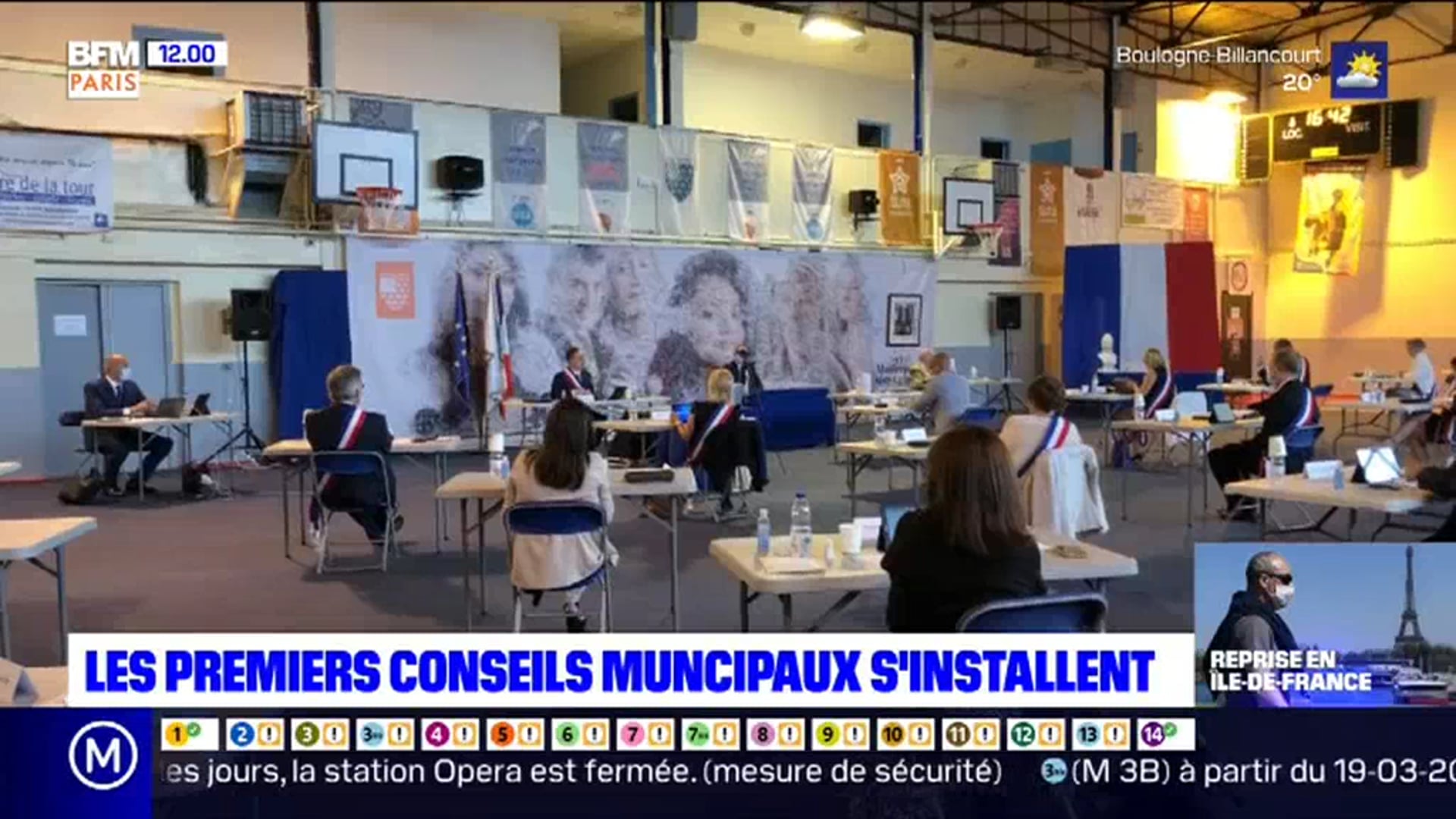 TOURNAGE - Conseil municipal coronavirus