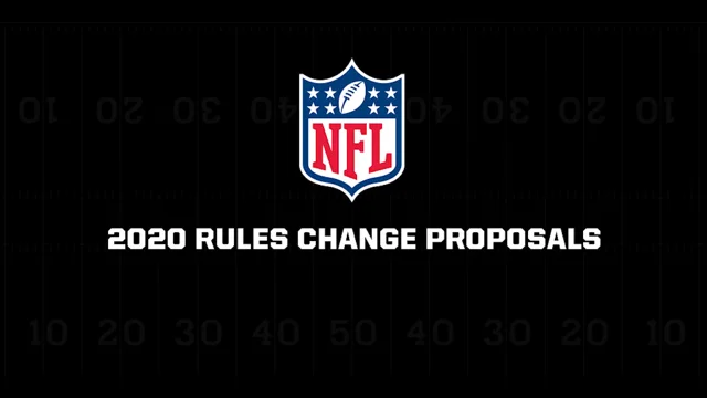 NFL Football Operations on X: Here's a look at the 2020 rules change  proposals submitted by the clubs:    / X