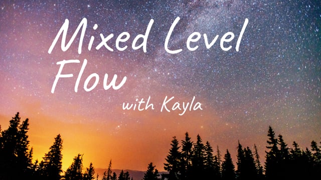 Mixed Level Flow with Kayla