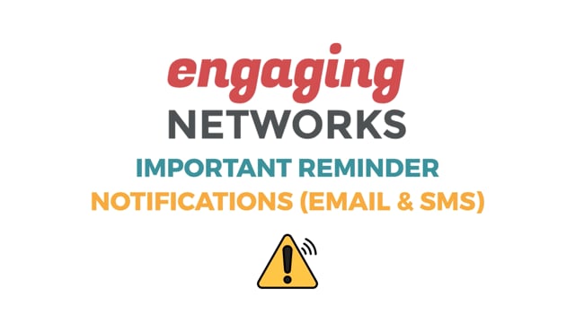 Email SMS Notifications Reminder Video