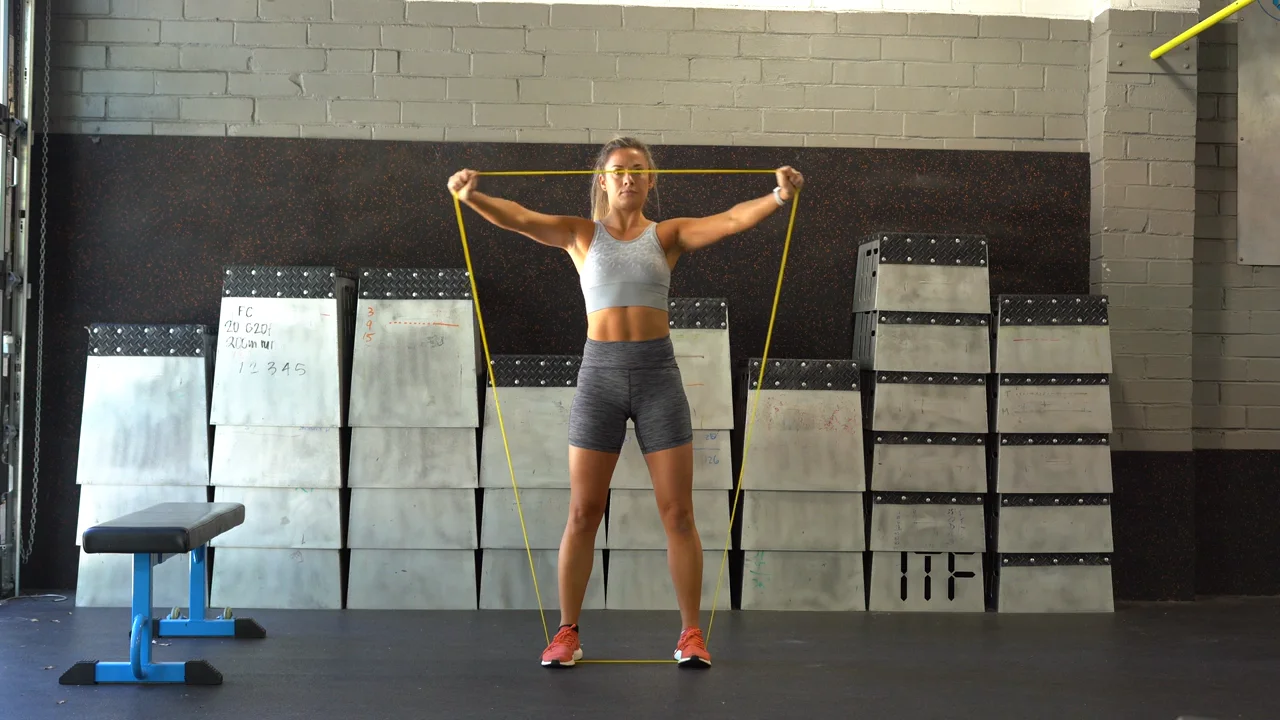 reverse fly with resistance band