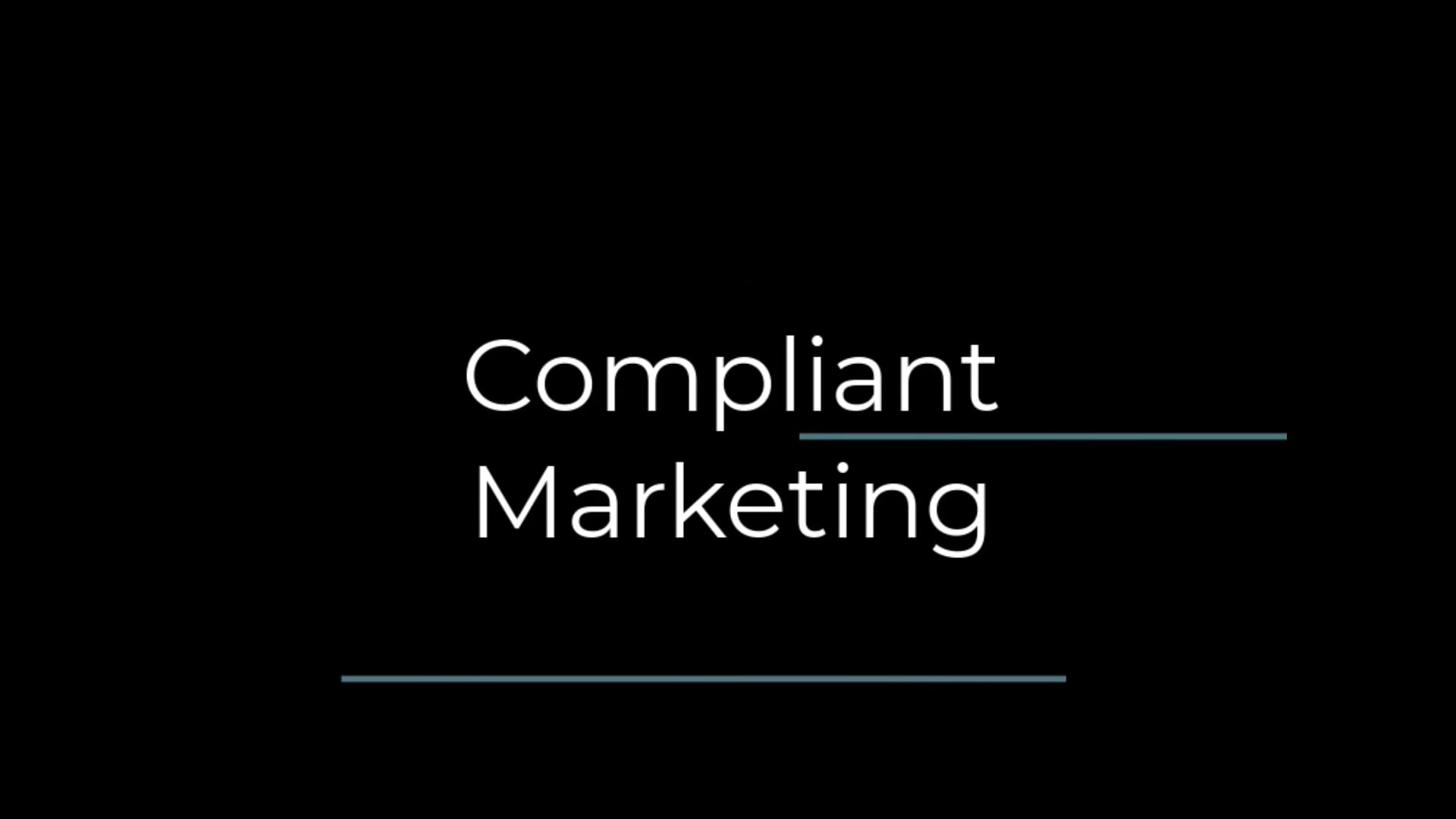 Compliant Marketing