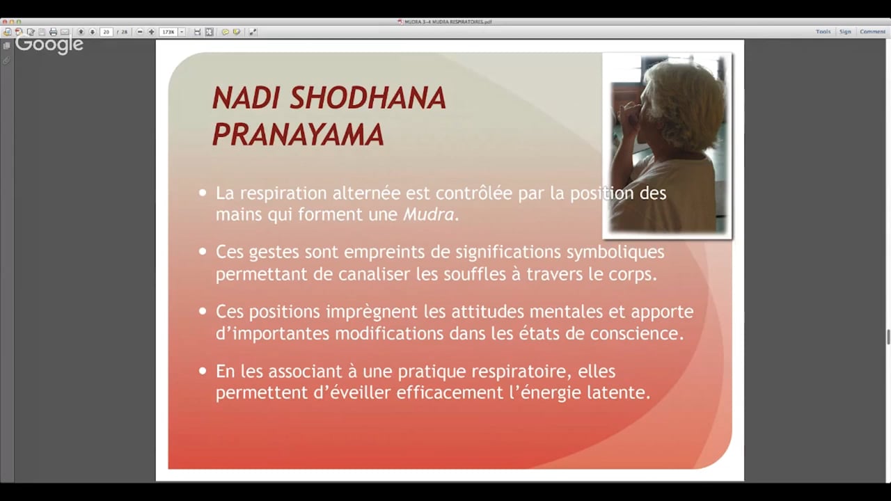 Jour 26. Pranayama - Nadi Shodhana avec Locana Sansregret