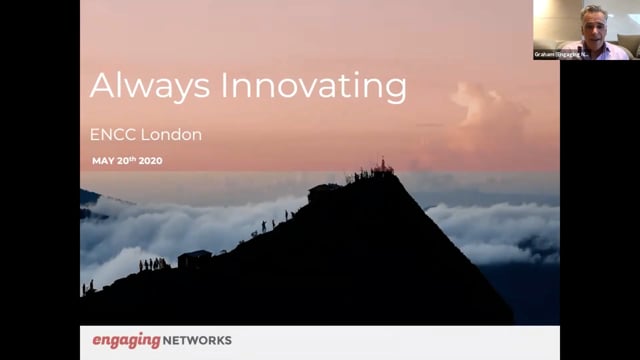 ENCC UK 2020 Keynote Presentation: Always Innovating