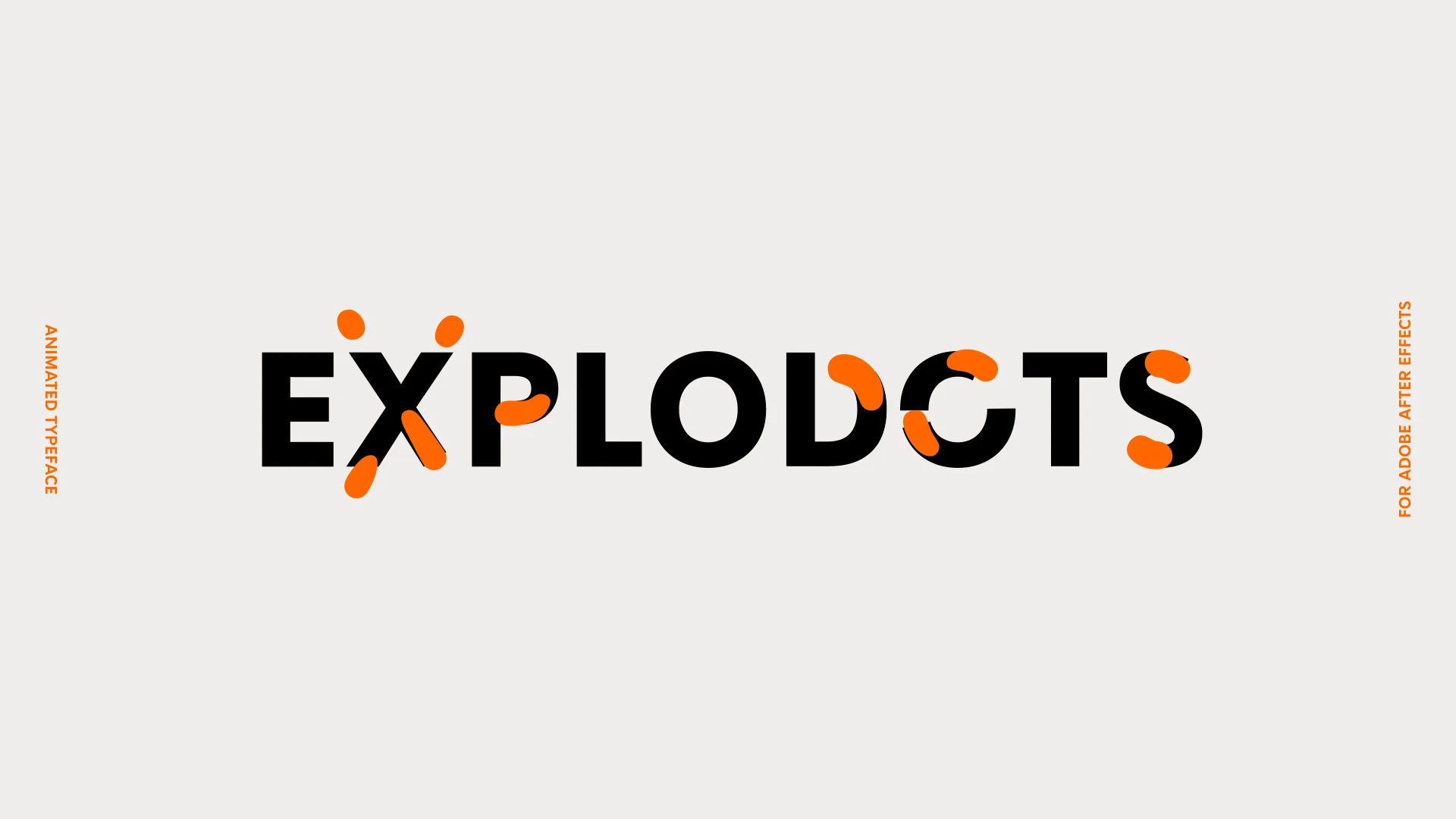 Explodots - Animated Typeface on Vimeo