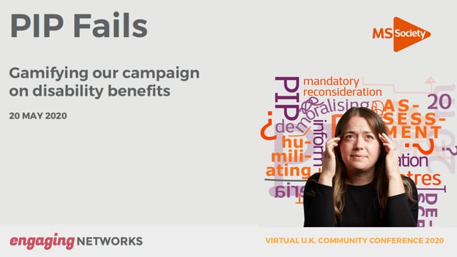MS Society: PIP Fails – gamifying our campaign on disability benefits