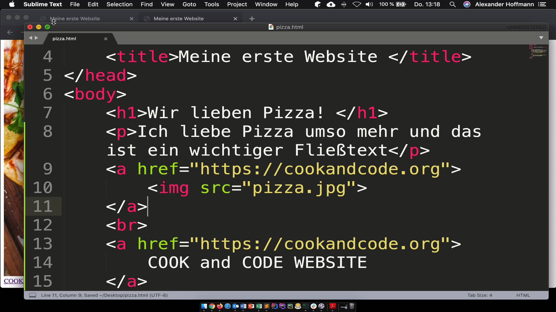 HTML Einführung - Bild verlinken on Vimeo