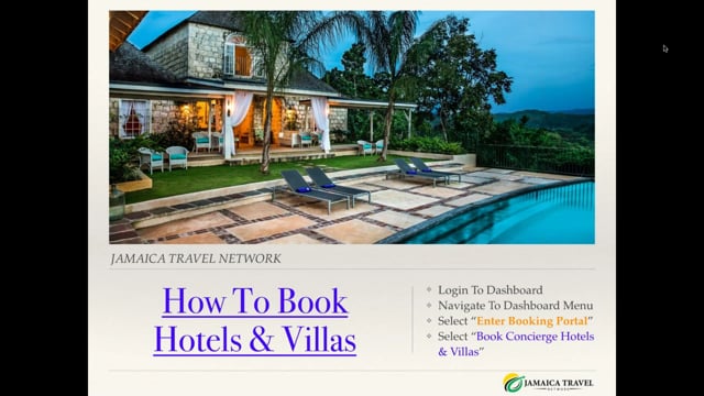 Jamaica Travel Network 2-Part Educational Series