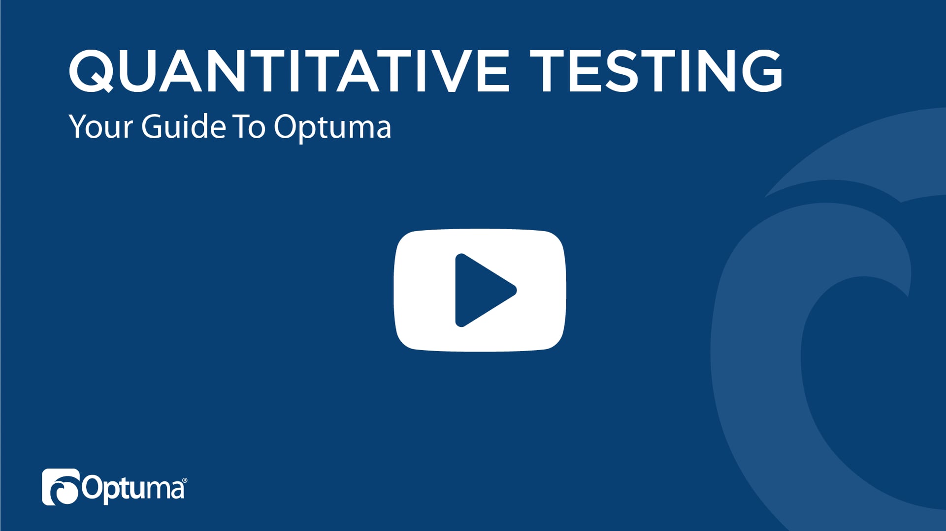 Quantitative Testing