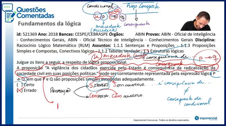 Certo ou errado - conhecimentos gerais