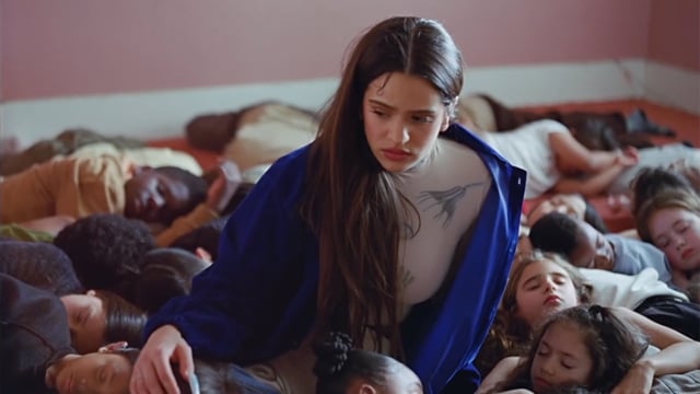 A thumbnail for the film 'ROSALÍA & Travis Scott - TKN' by  stuart winecoff