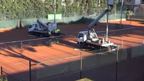 S'acaba la segona fase d'enllumenat a les pistes de tennis 