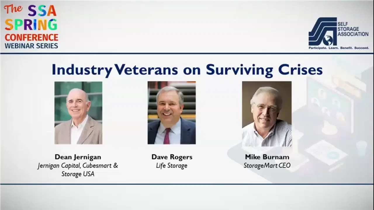 SSA Spring Conference Series Industry Veterans Jernigan, Rogers