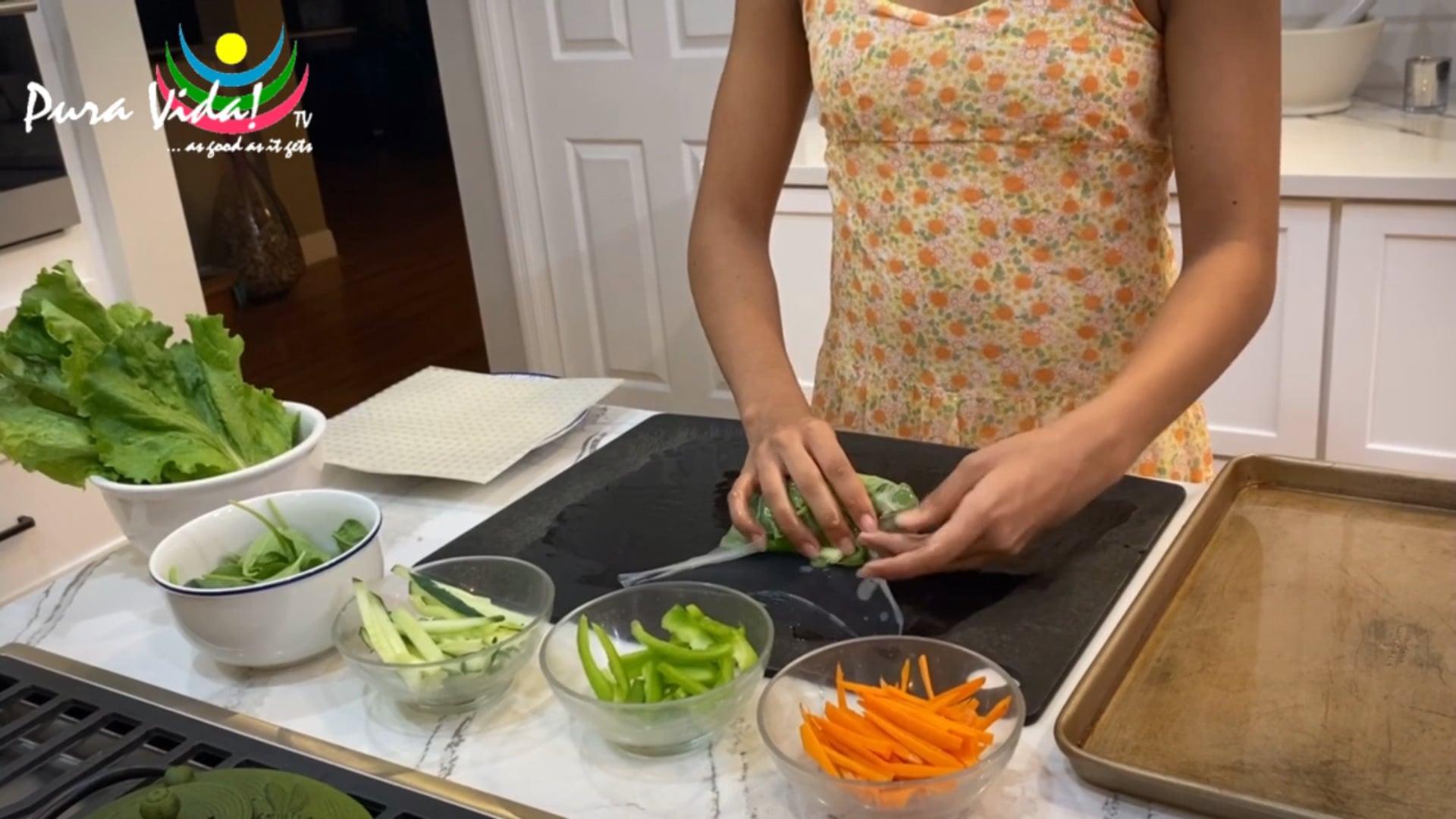 Asian inspired Summer Rolls