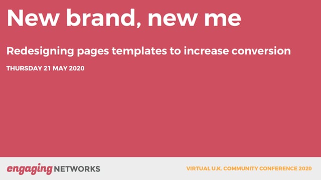 CPRE: New brand new me: Redesigning pages templates to increase conversion
