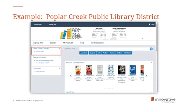 Webinar: Polaris PowerPAC Settings for INN-Reach Libraries