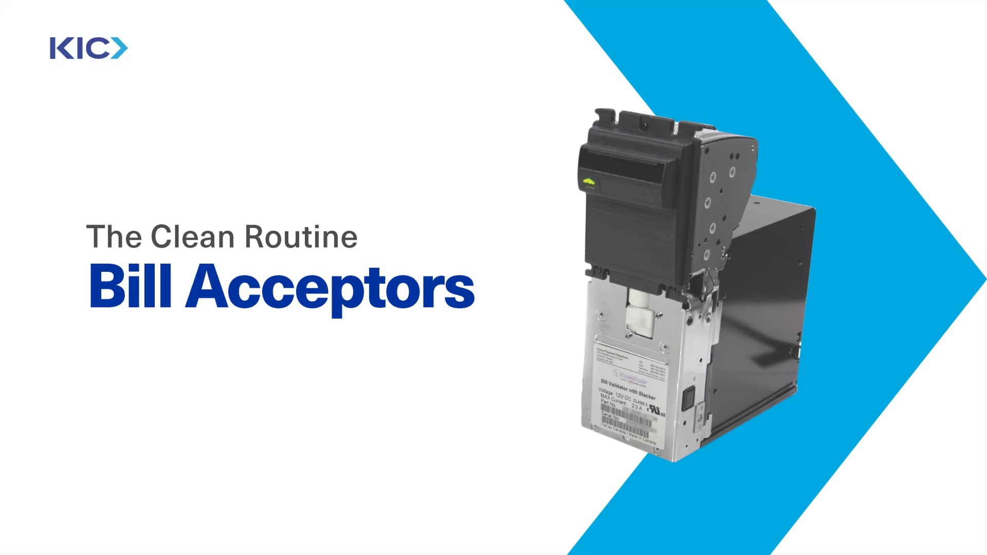 How to Clean a Bill Acceptor with a Bill Acceptor Cleaning Card featuring Waffletechnology® on Vimeo