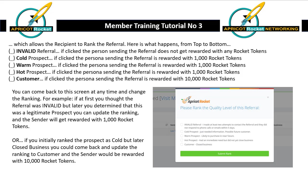 Member Training Tutorial No 3 on Vimeo