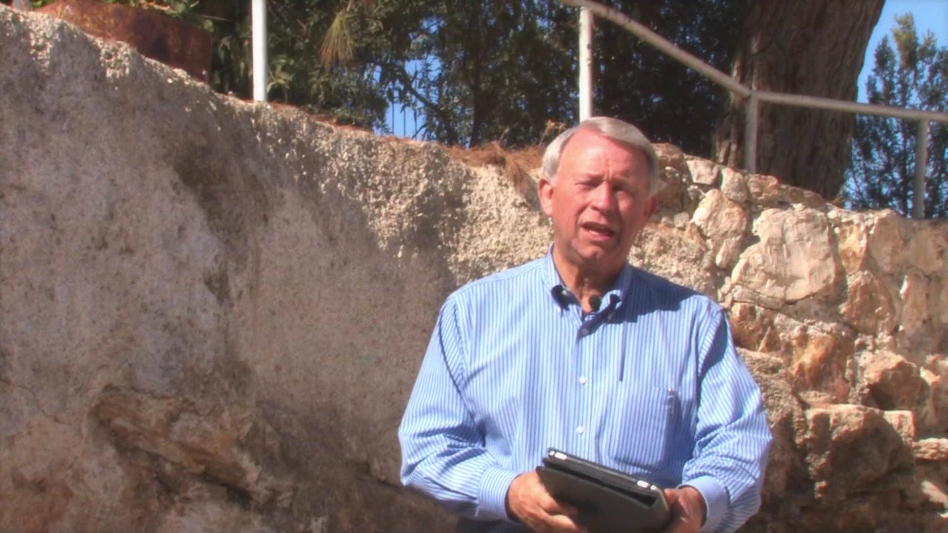 Example of Cave and Manger in Bethlehem (Luke 2:6)